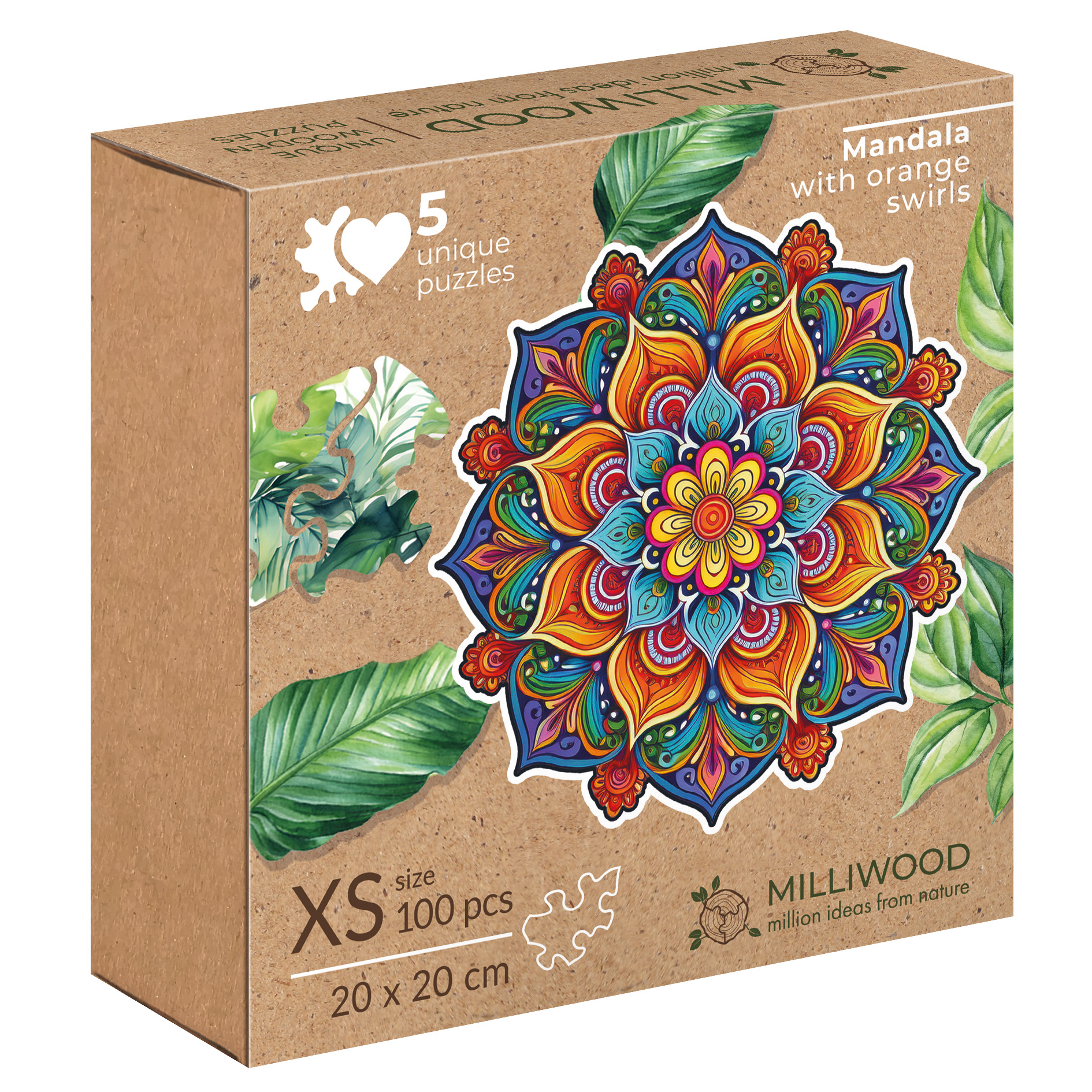 milliwood-peace-and-harmony-mandala-radosci-holzpuzzle-100-teile image 5