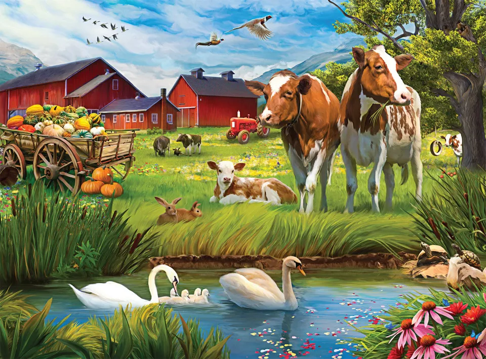 buffalo-games-country-life-fall-at-farm-puzzle-1000-teile image 1
