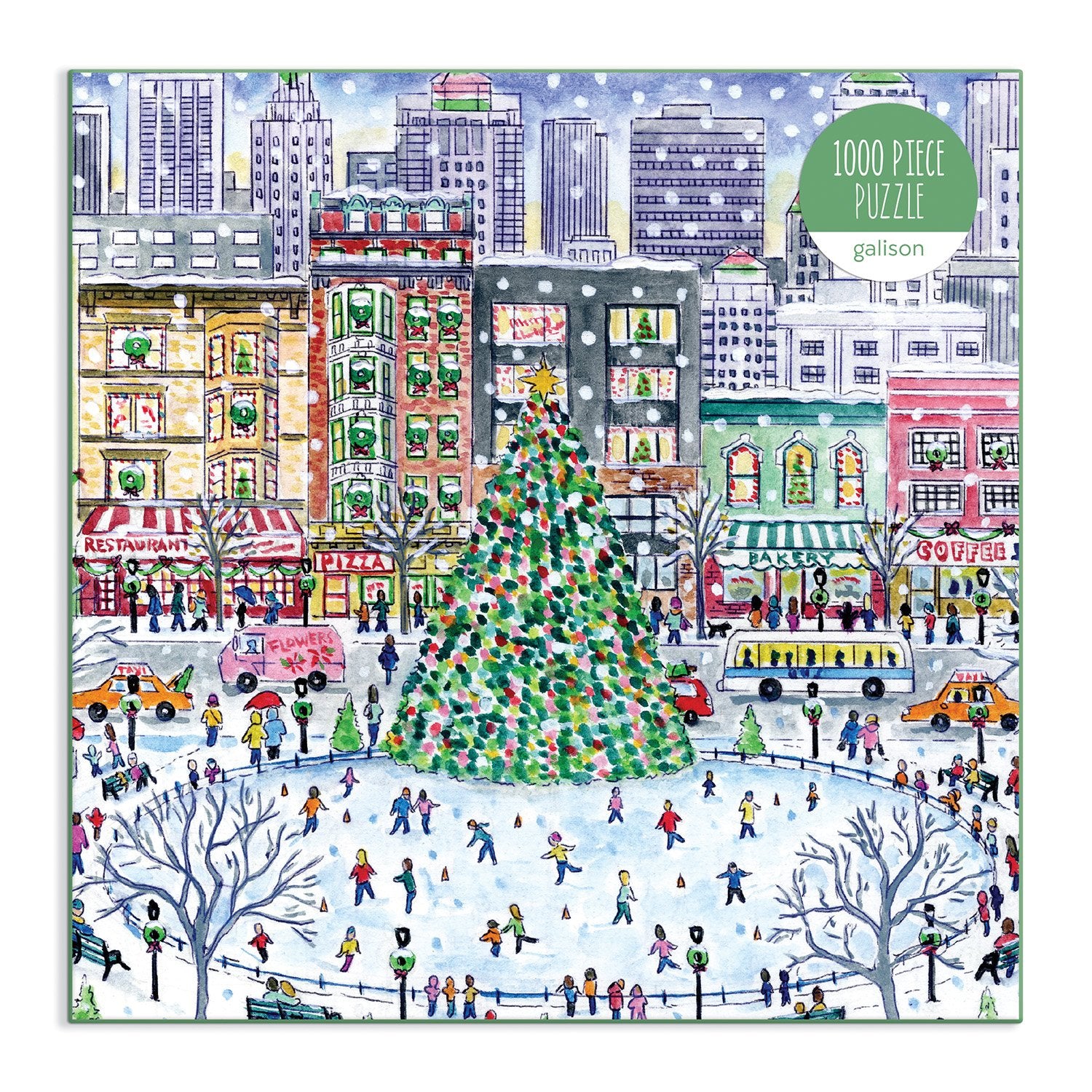 galison-jigsaw-christmas-in-the-city-puzzle-1000-teile image 2