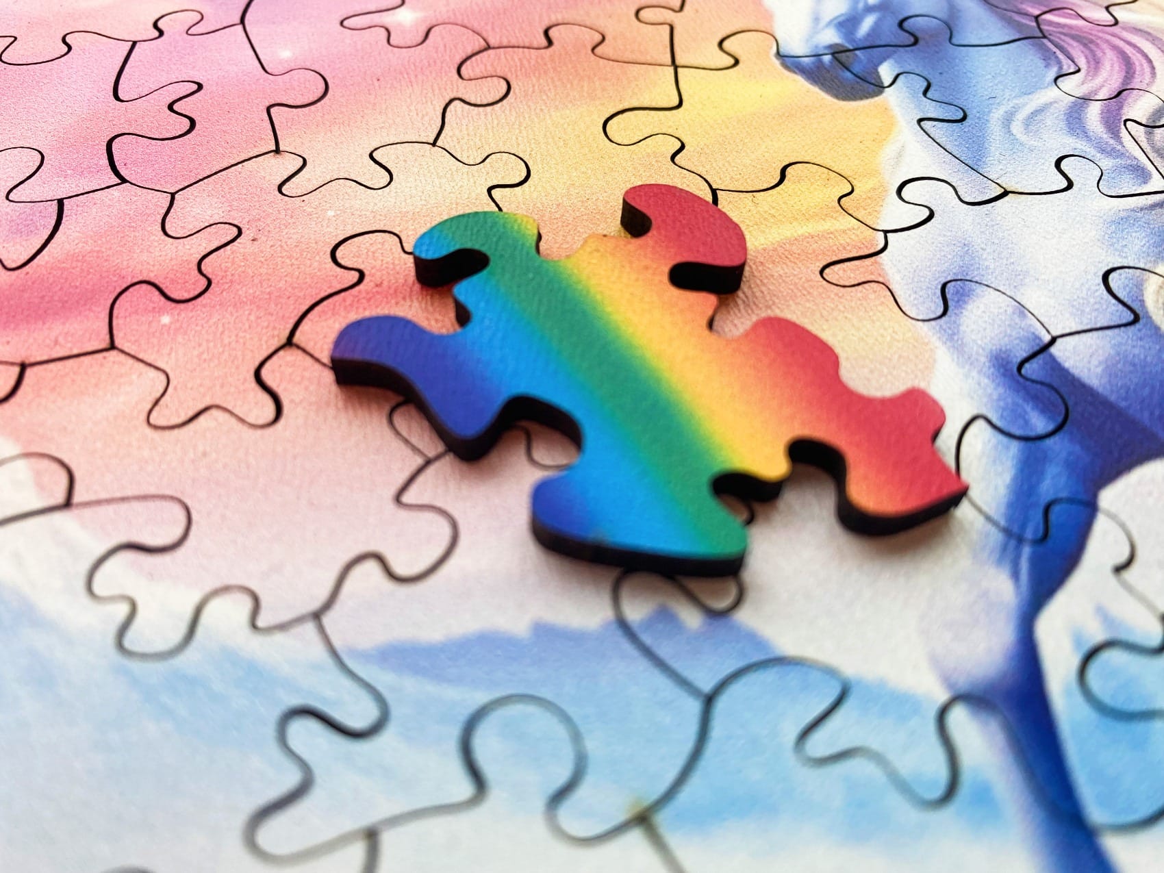 milliwood-galaxies-einhorn-holzpuzzle-150-teile-wiese image 2