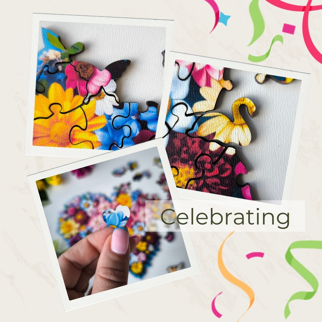 milliwood-celebrating-herz-holzpuzzle-100-teile-blumengeschenk image 5