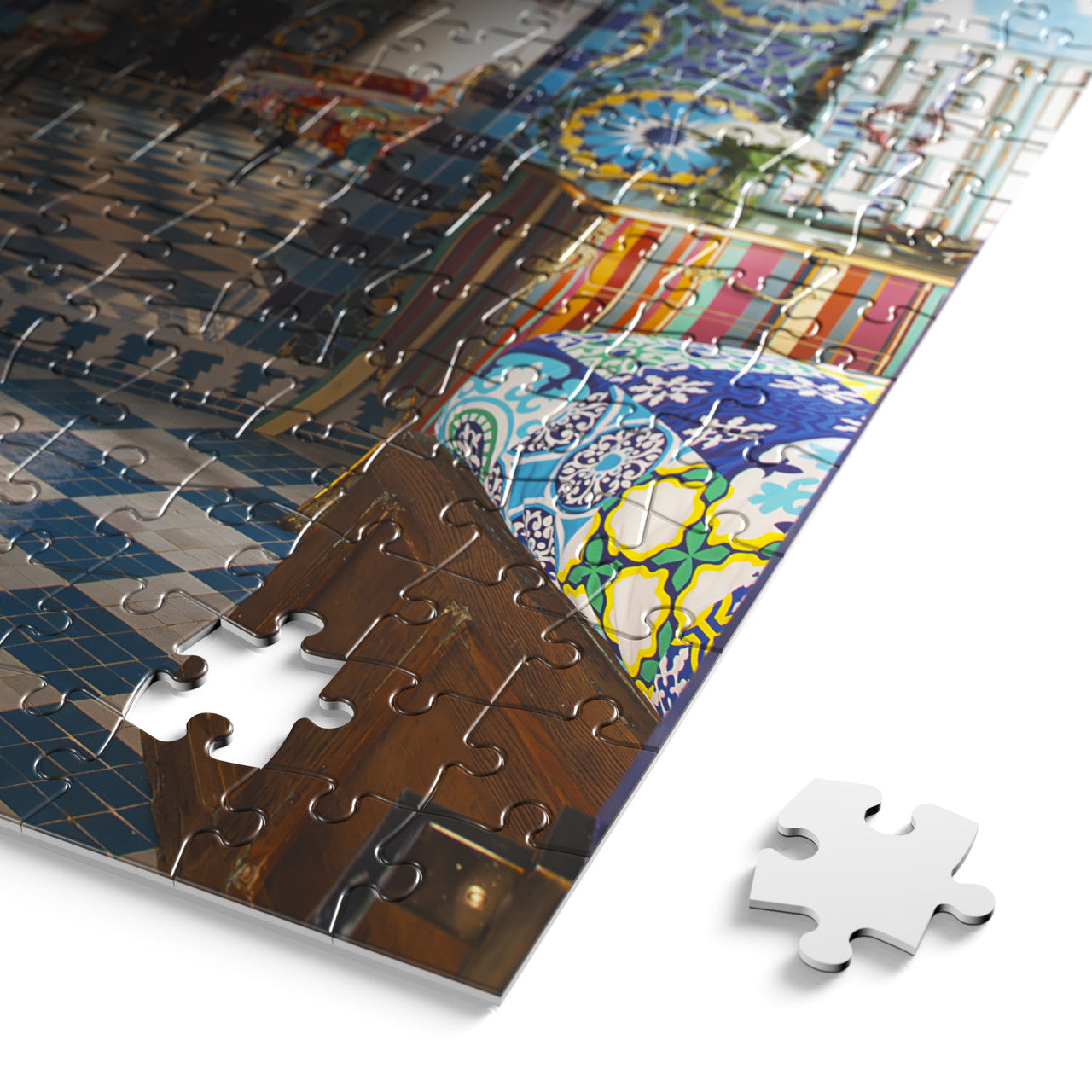 buffalo-games-blanc-moroccan-tiles-300-teile-puzzle-mosaik image 7