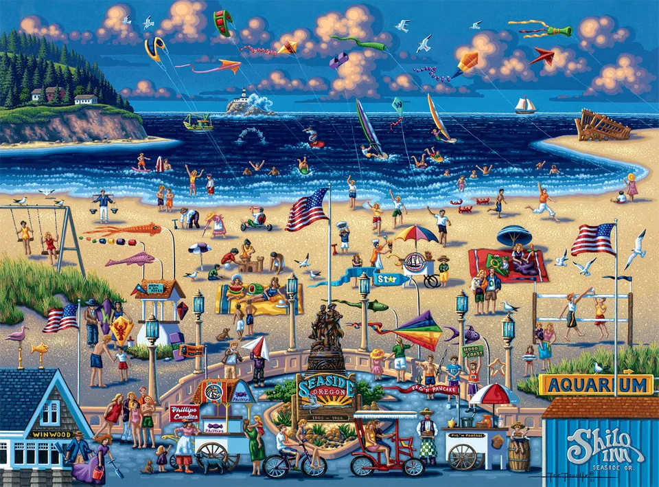 buffalo-games-seaside-usa-puzzle-1000-teile-strand-dowdle image 1