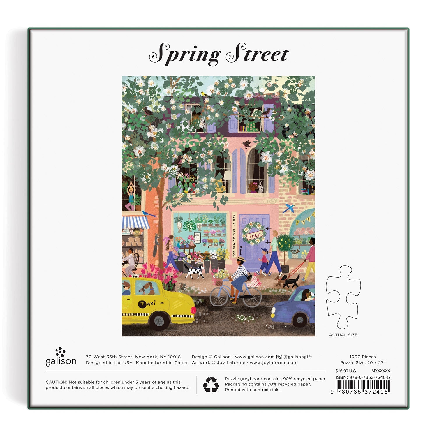 galison-spring-street-1000-teile-puzzle-fr-hlingsszene image 4