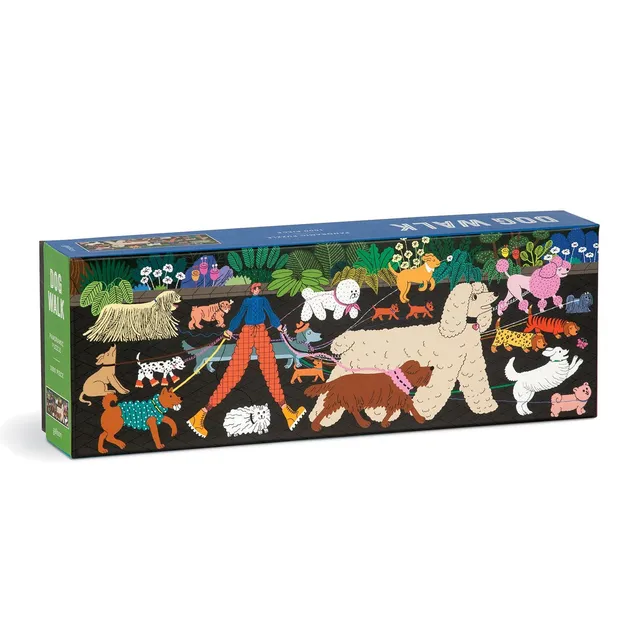 galison-jigsaw-dog-walk-panorama-puzzle-1000-teile image 1