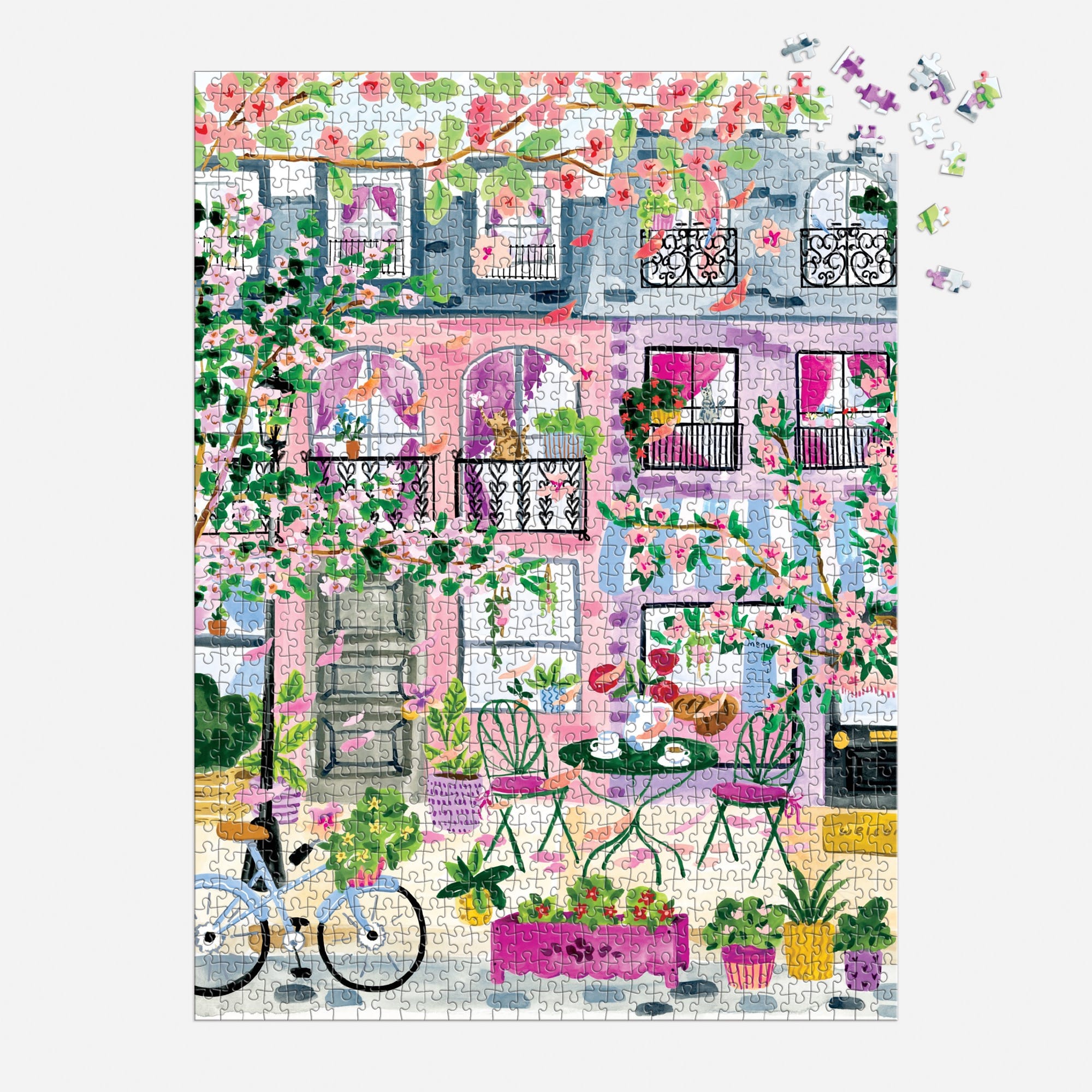 galison-cherry-lane-blossoms-puzzle-1000-teile-blumen image 4