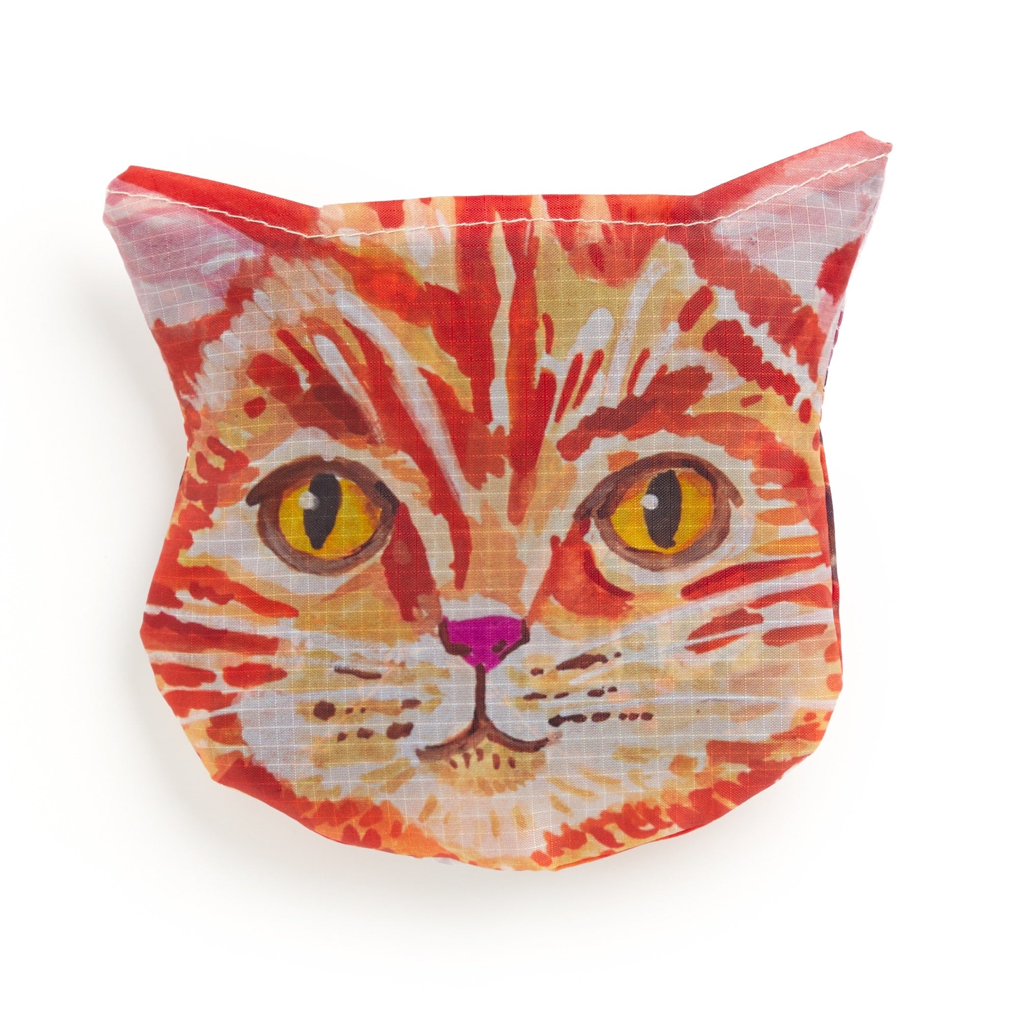 galison-cottage-cats-packable-nylon-tote-tasche-katzen-lila image 3