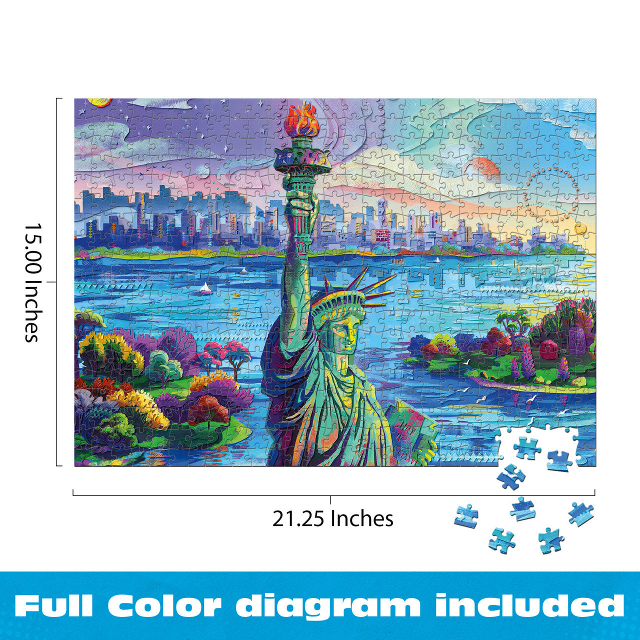 buffalo-games-americana-celebrate-liberty-puzzle-500-teile-liberty image 5