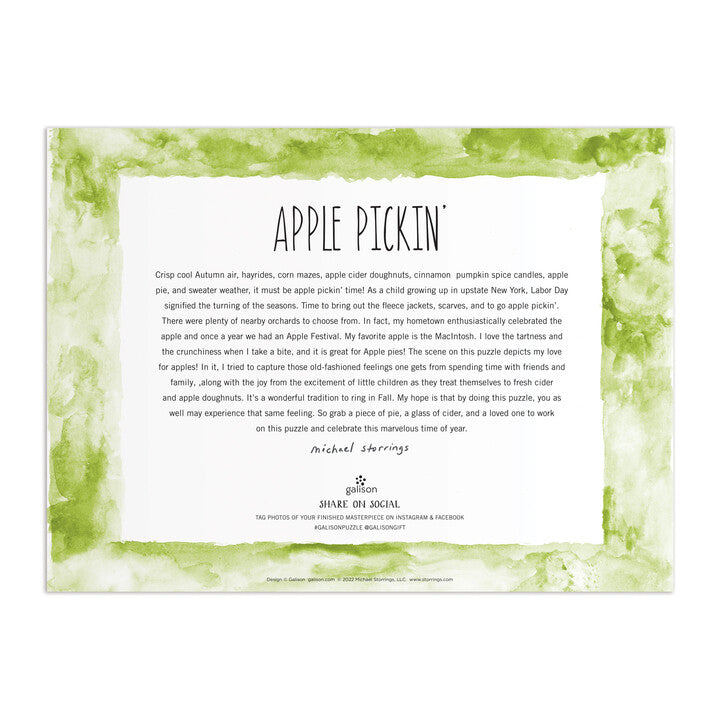 galison-michael-storrings-apple-pickin-1000-teile-herbstpuzzle image 5