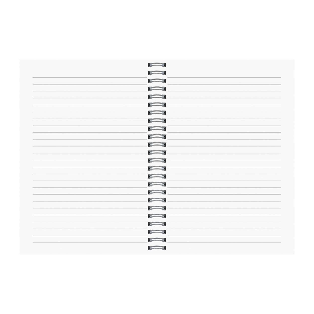 galison-black-wire-o-journal-notizbuch-a5-liniert-schwarz image 4
