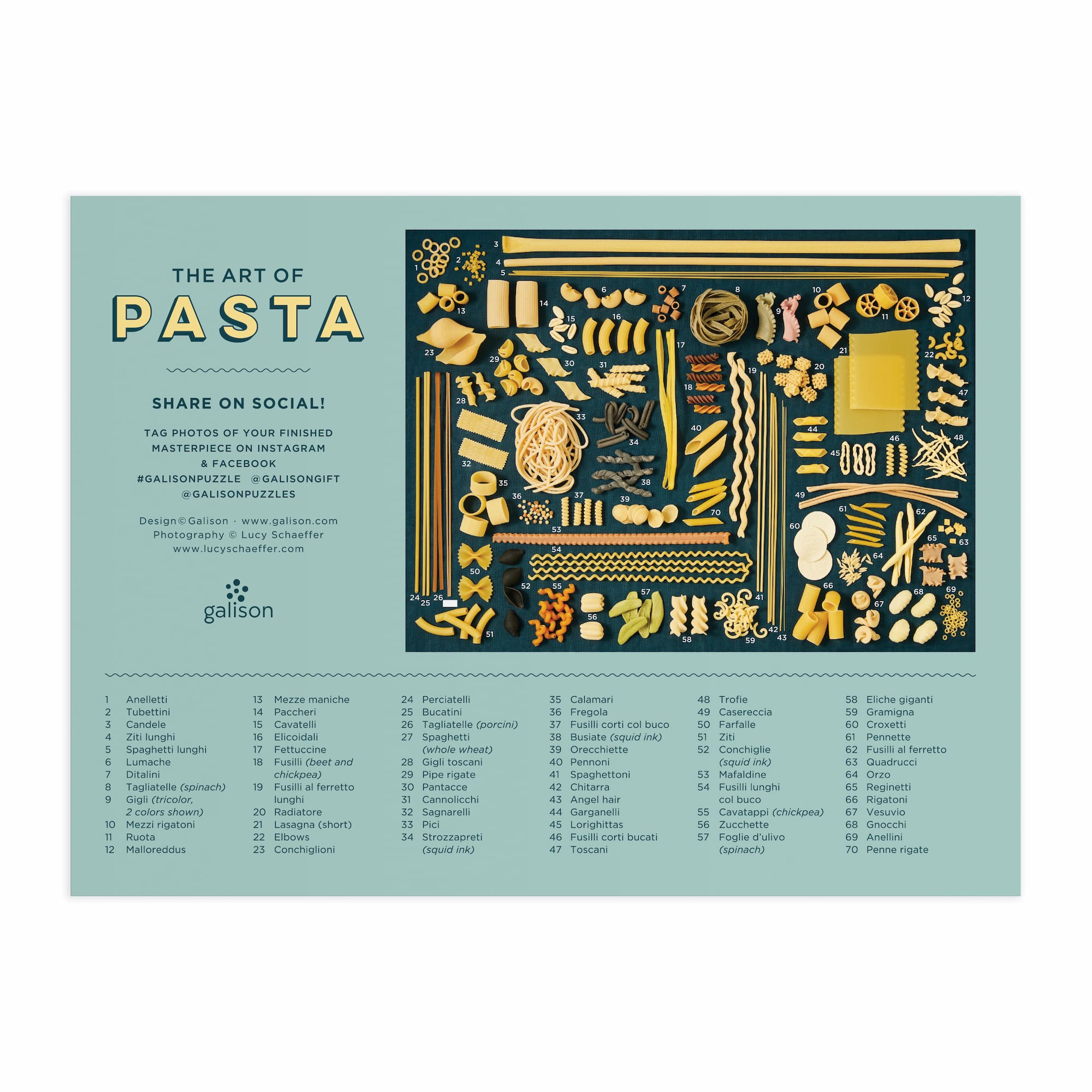 galison-art-of-pasta-puzzle-1000-teile-mit-formteilen image 4