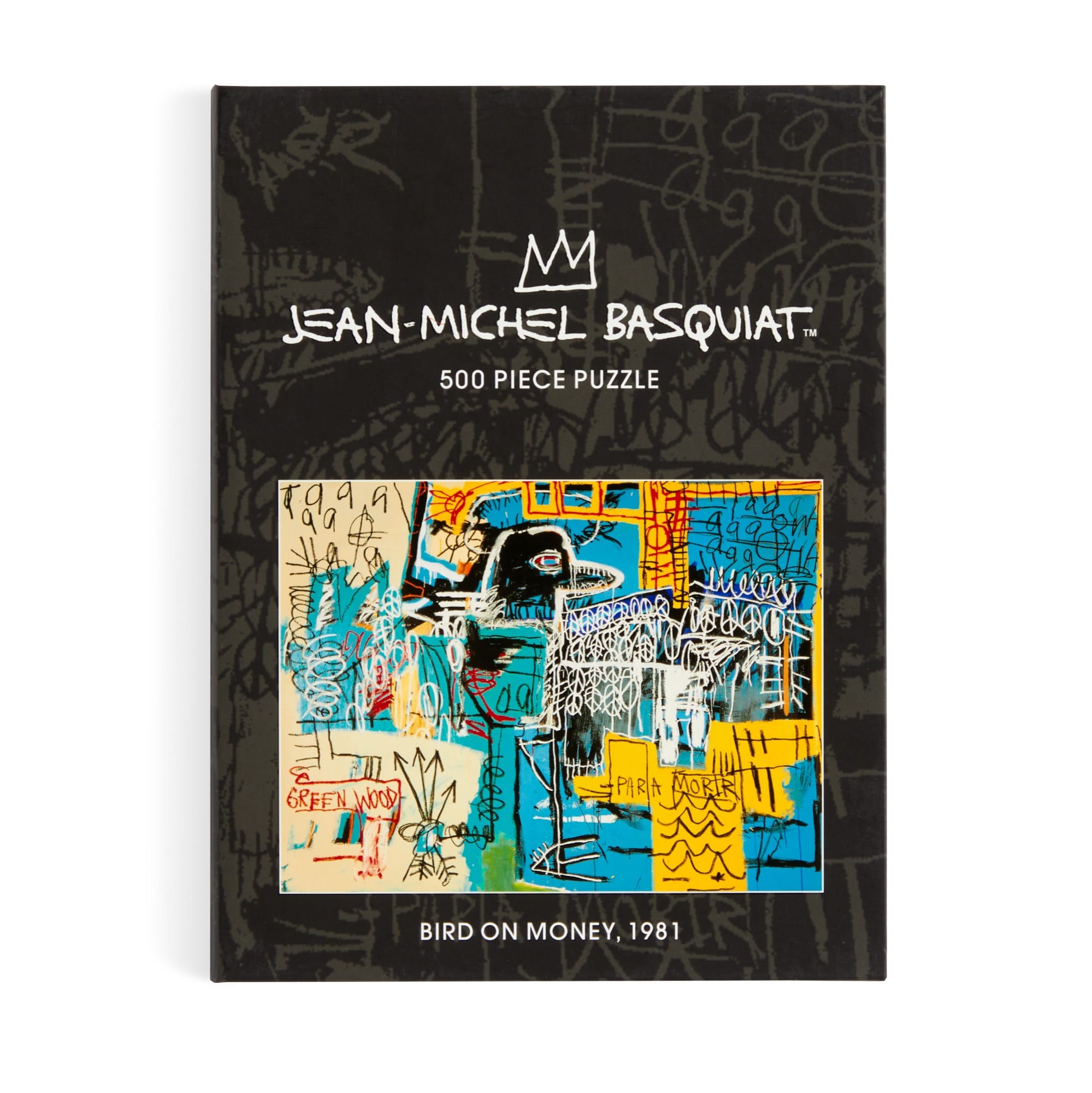 galison-basquiat-bird-on-money-puzzle-500-teile-buchbox image 2