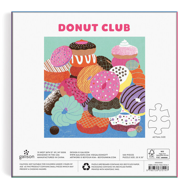 galison-donut-club-500-teile-puzzle-donuts-bunt image 4