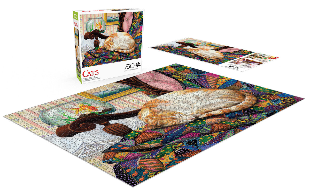 buffalo-games-cats-sleeping-quilt-cat-puzzle-750-teile image 4