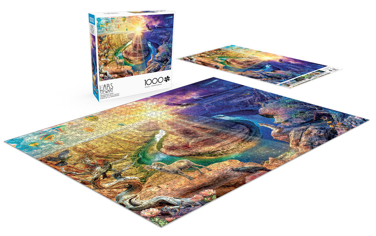 buffalo-games-horseshoe-bend-1000-teile-puzzle-tag-nacht image 4