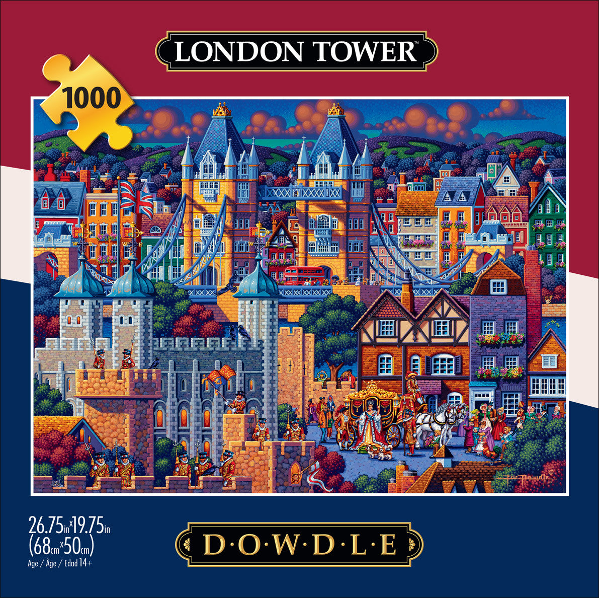 buffalo-games-dowdle-london-tower-1000-teile-puzzle image 2