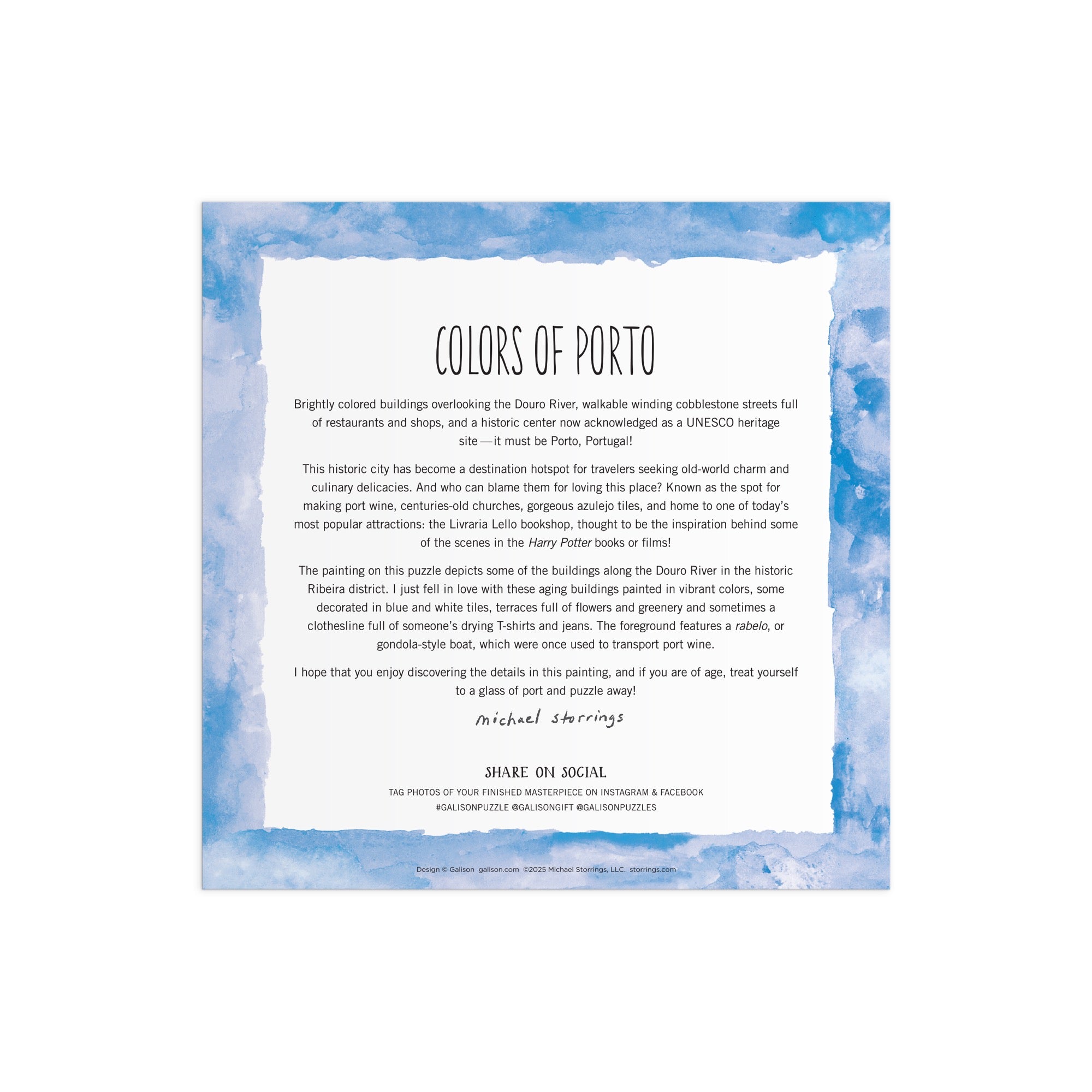 galison-colors-of-porto-puzzle-500-teile-michael-storrings image 5