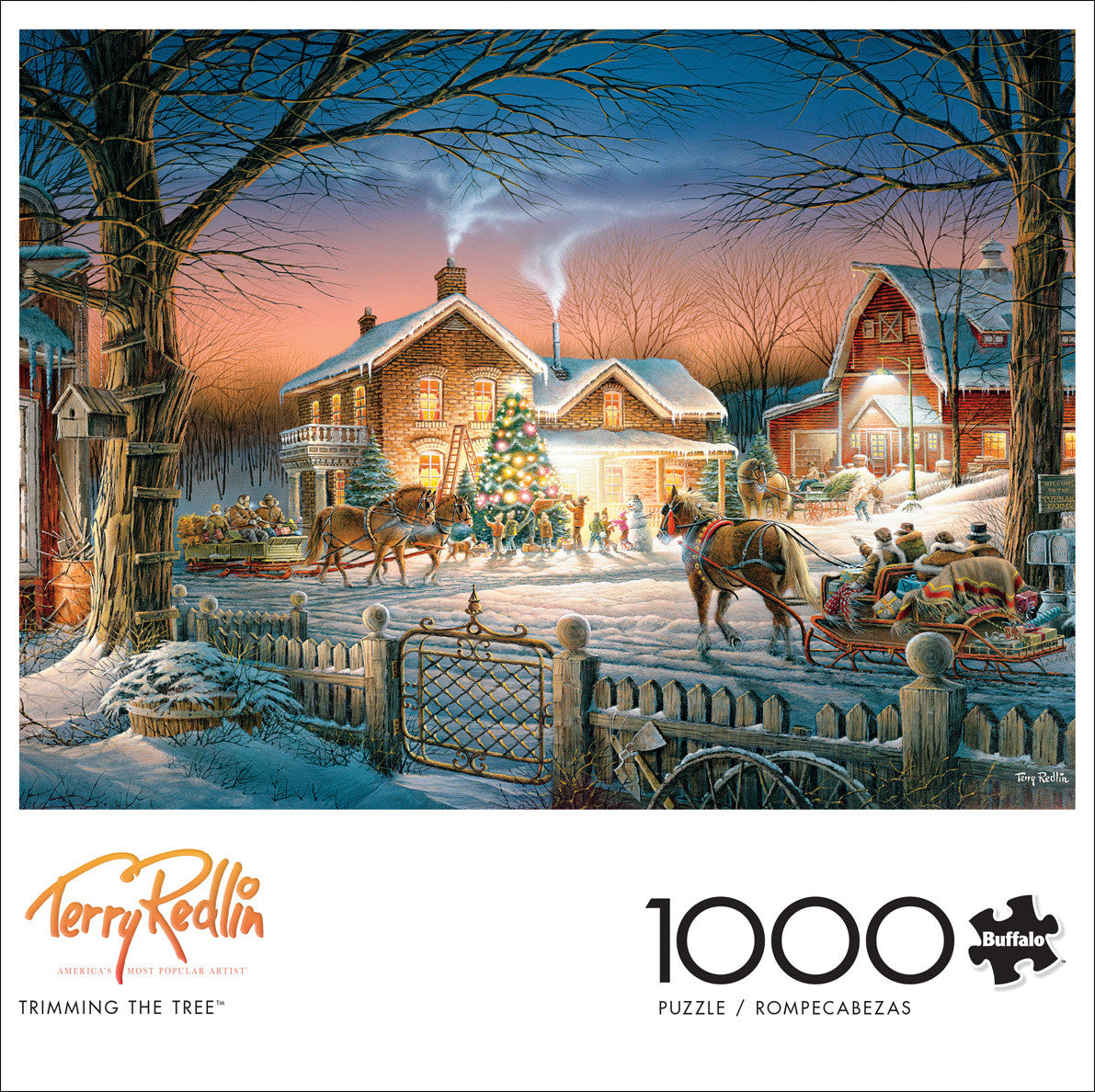 buffalo-games-terry-redlin-trimming-the-tree-puzzle-1000-teile image 4