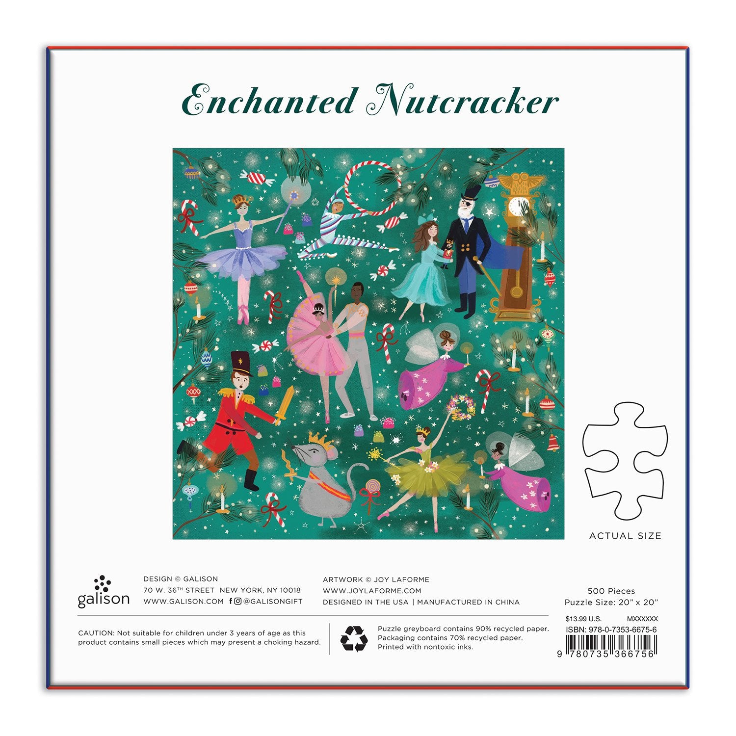 galison-enchanted-nutcracker-puzzle-500-teile-weihnachten image 4