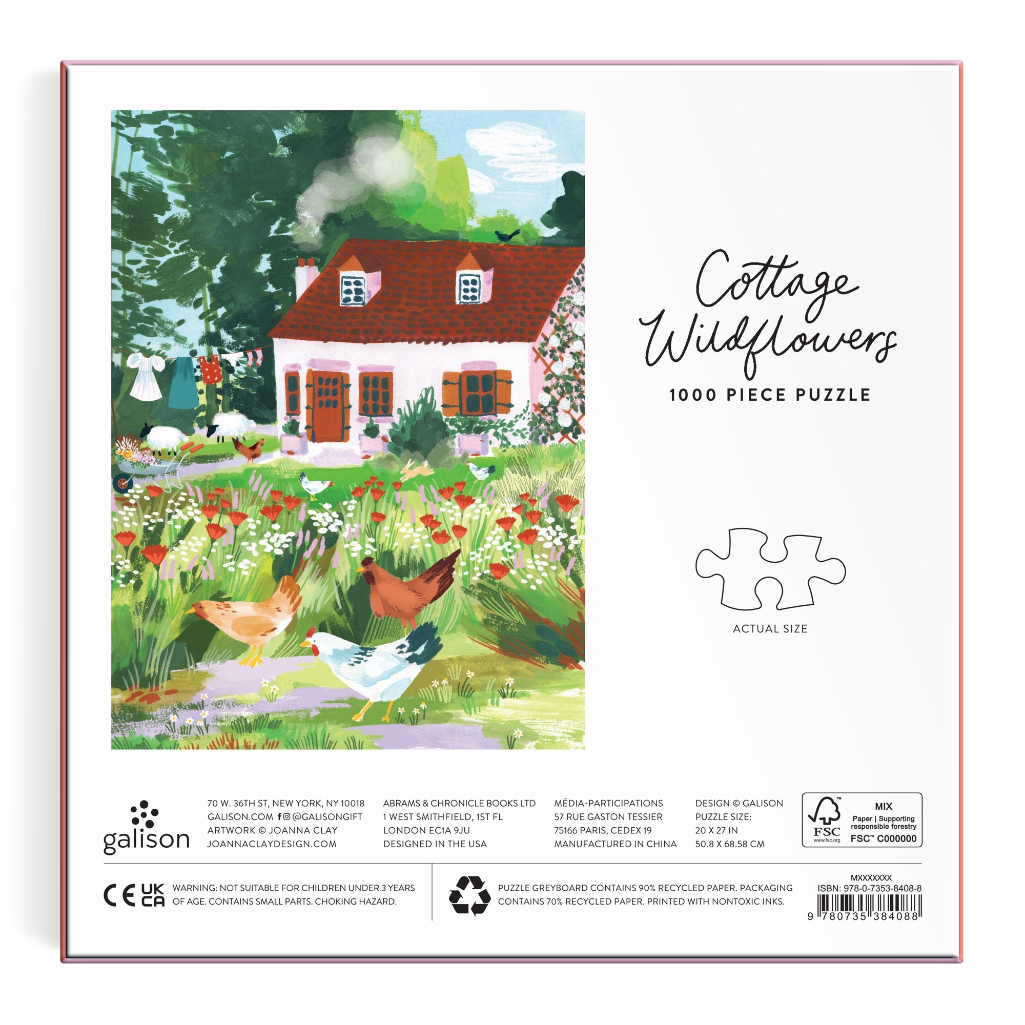 galison-cottage-wildflowers-puzzle-1000-wildblumen image 5