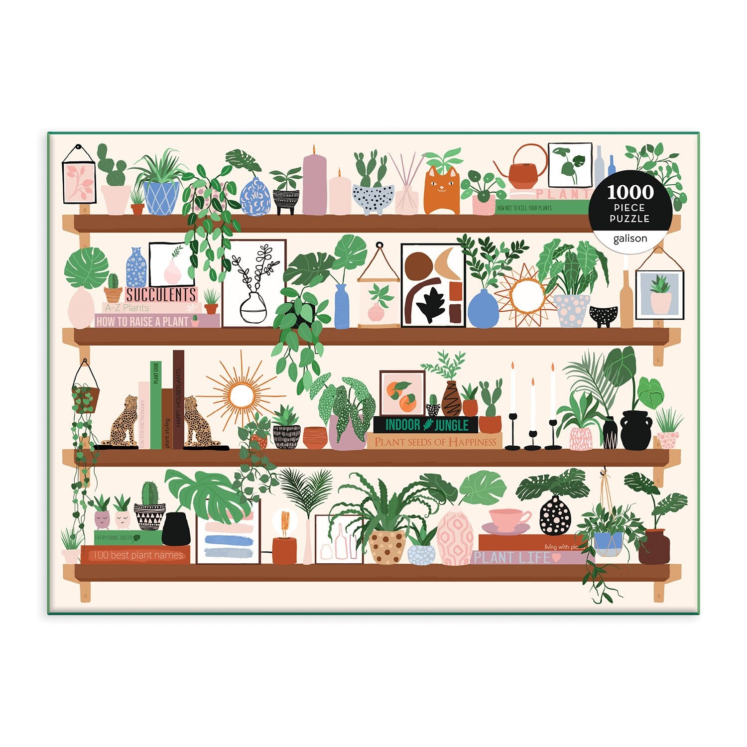 galison-plant-shelfie-puzzle-1000-teile-pflanzenregal image 2