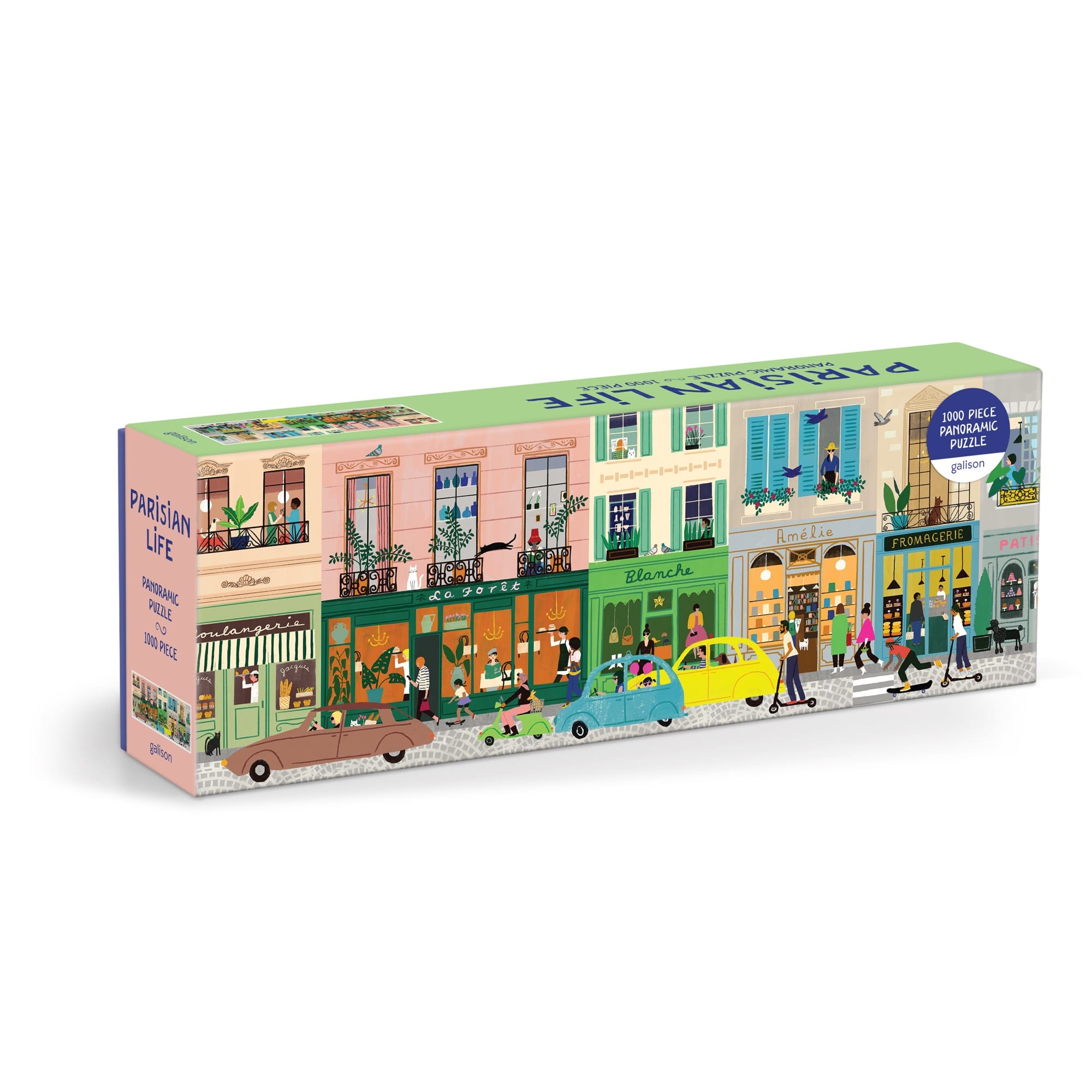 galison-jigsaw-puzzles-parisian-life-1000-teile-panorama-puzzle image 1