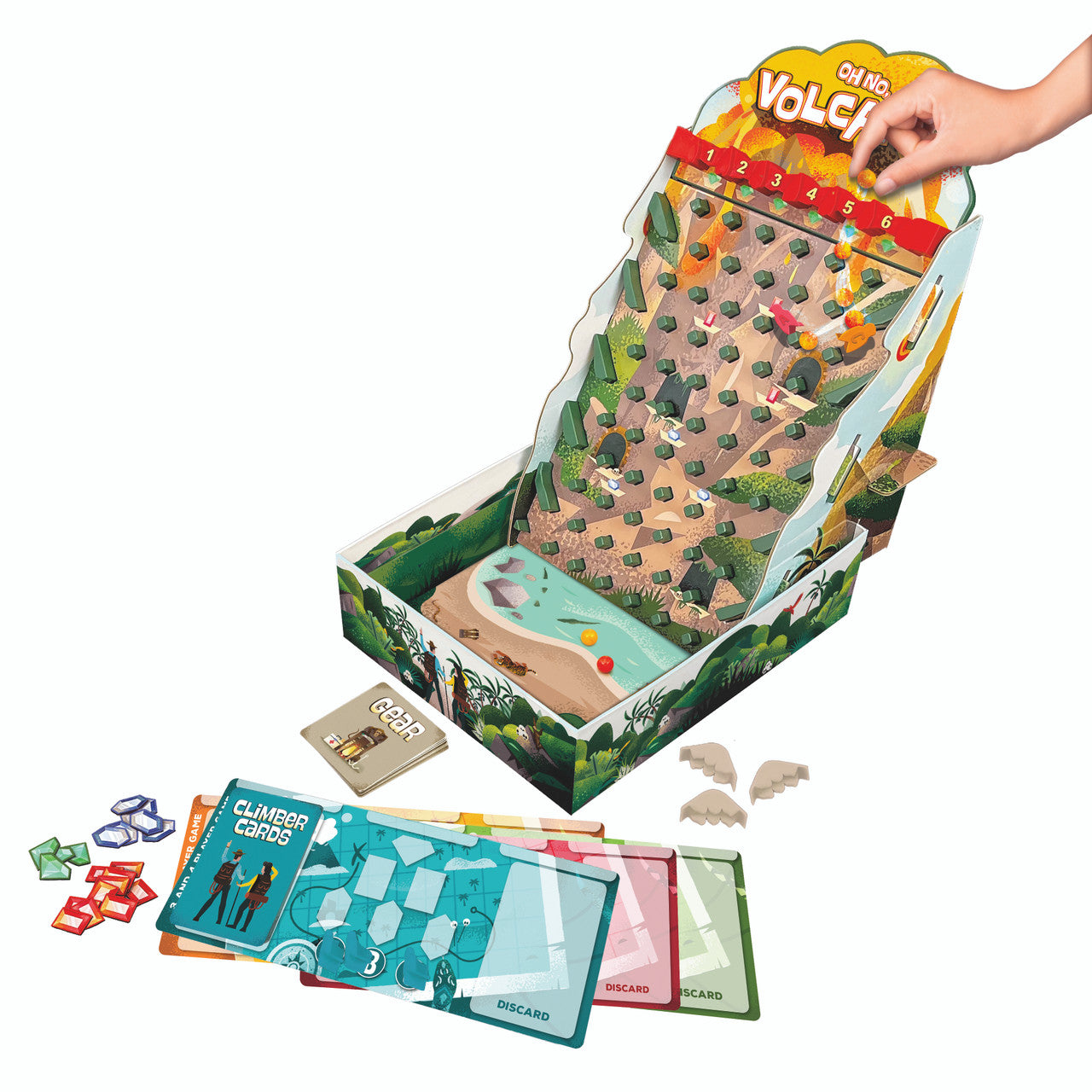 buffalo-games-oh-no-volcano-spiel-familienspiel-ab-8-jahren image 1