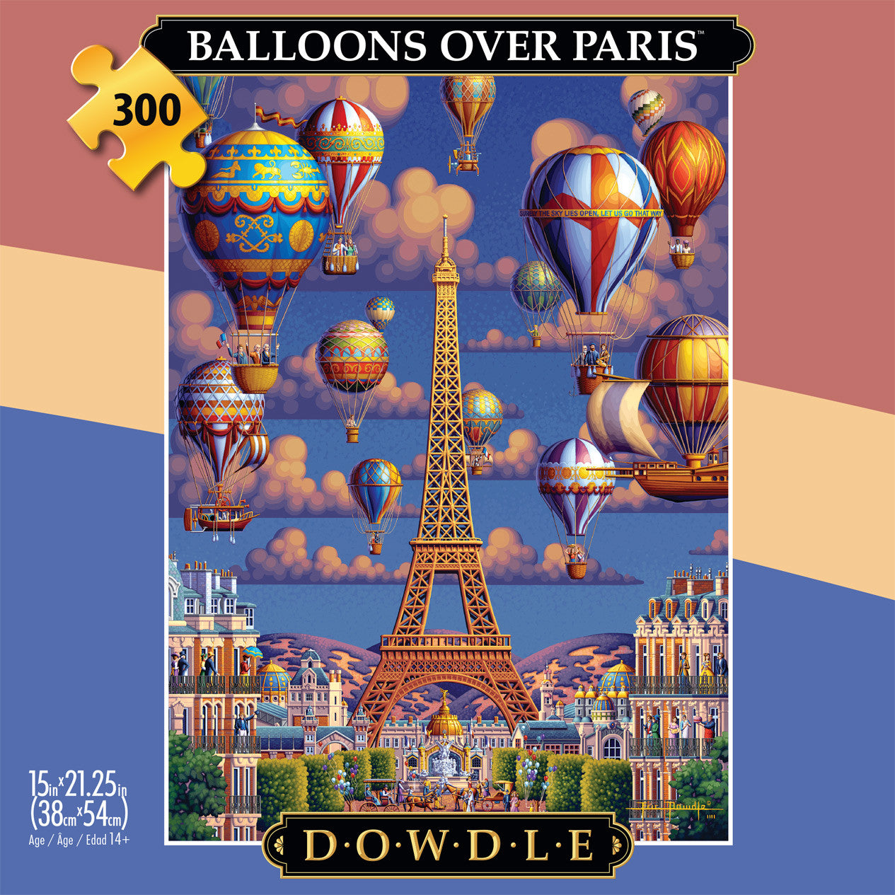 buffalo-games-dowdle-balloons-over-paris-300-teile-puzzle-xxl-teile image 2