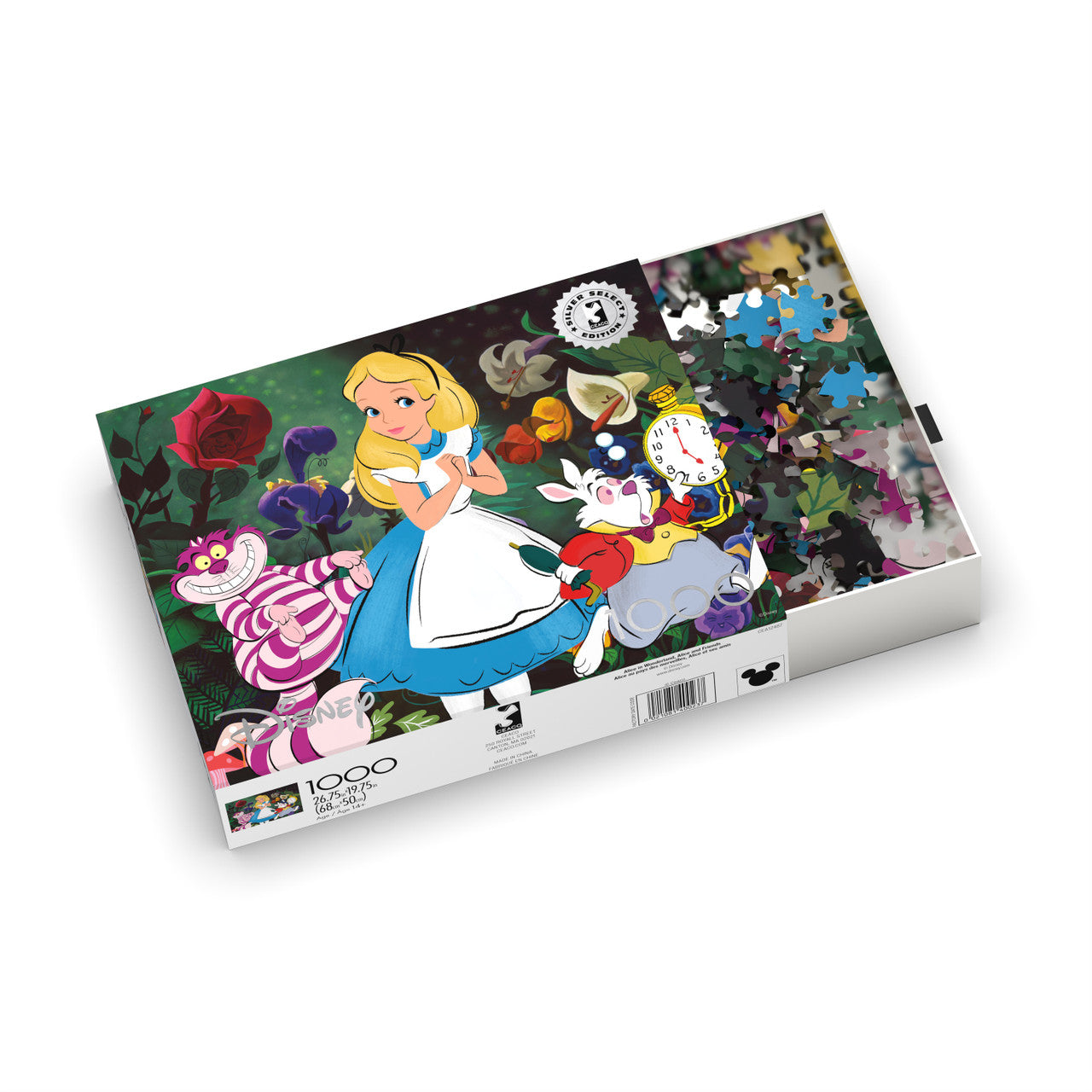 disney-alice-in-wonderland-puzzle-1000-teile-silver-select image 4