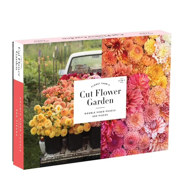 galison-floret-farm-cut-flower-puzzle-500-teile-doppelseitig image 1