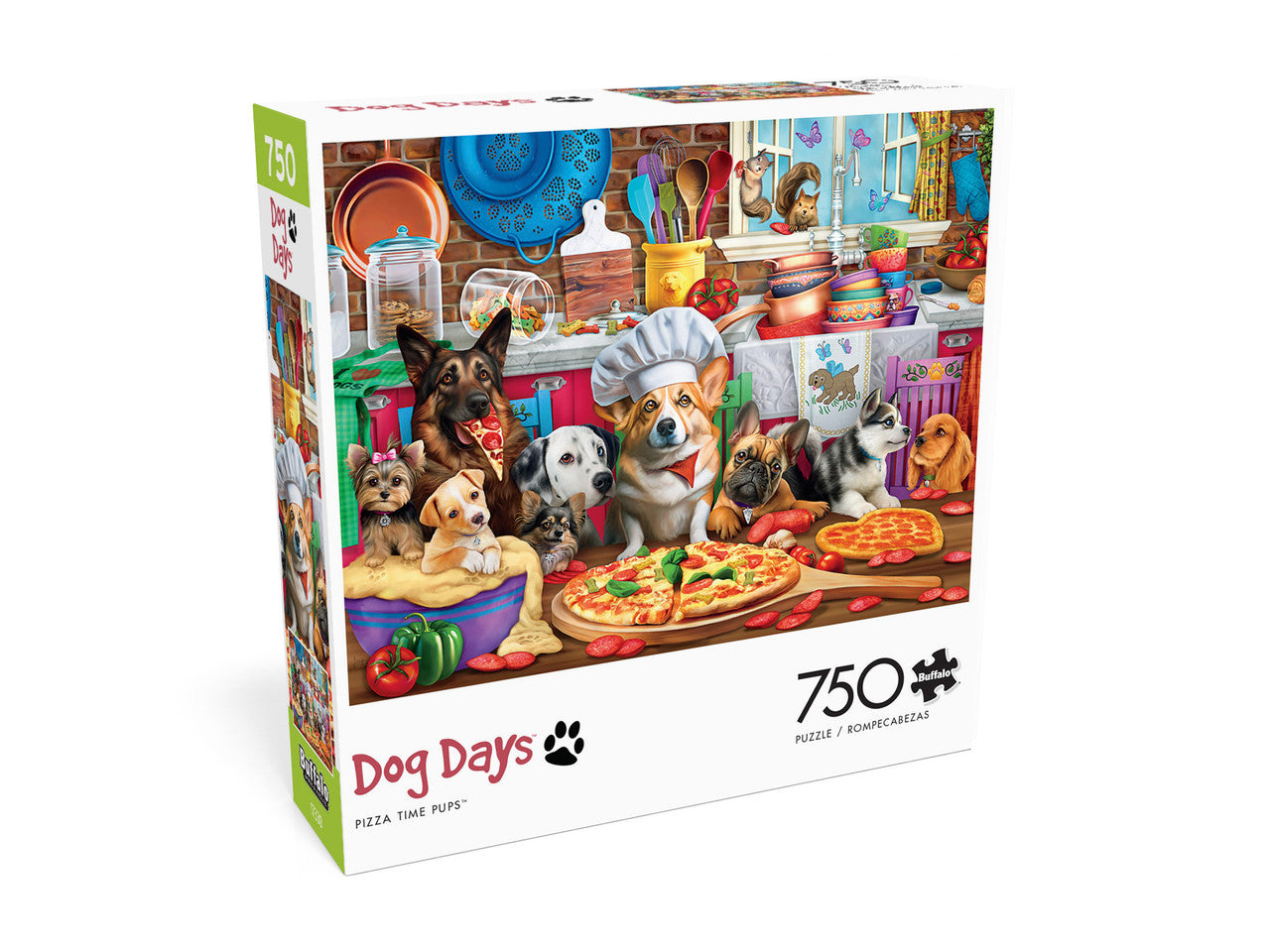 buffalo-games-pizza-time-pups-750-teile-puzzle-hunde image 4