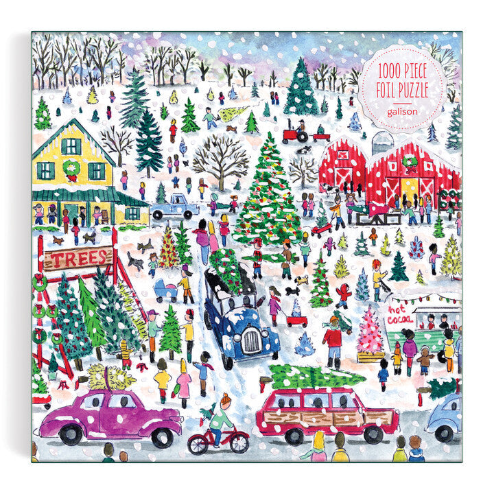 galison-christmas-tree-farm-1000-teile-puzzle-weihnachten-folie image 2
