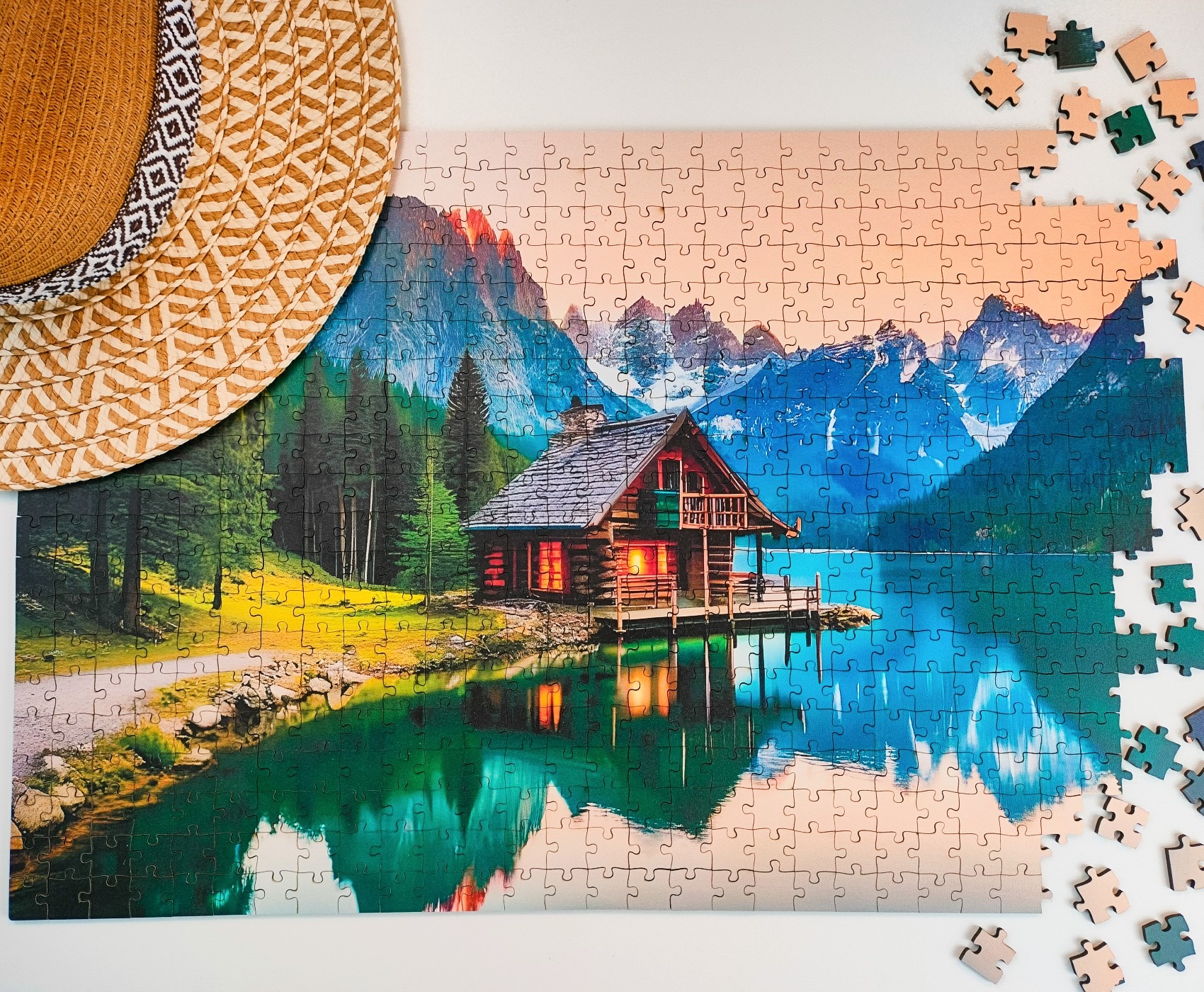 milliwood-landscapes-mountain-cottage-holzpuzzle-580-teile image 3