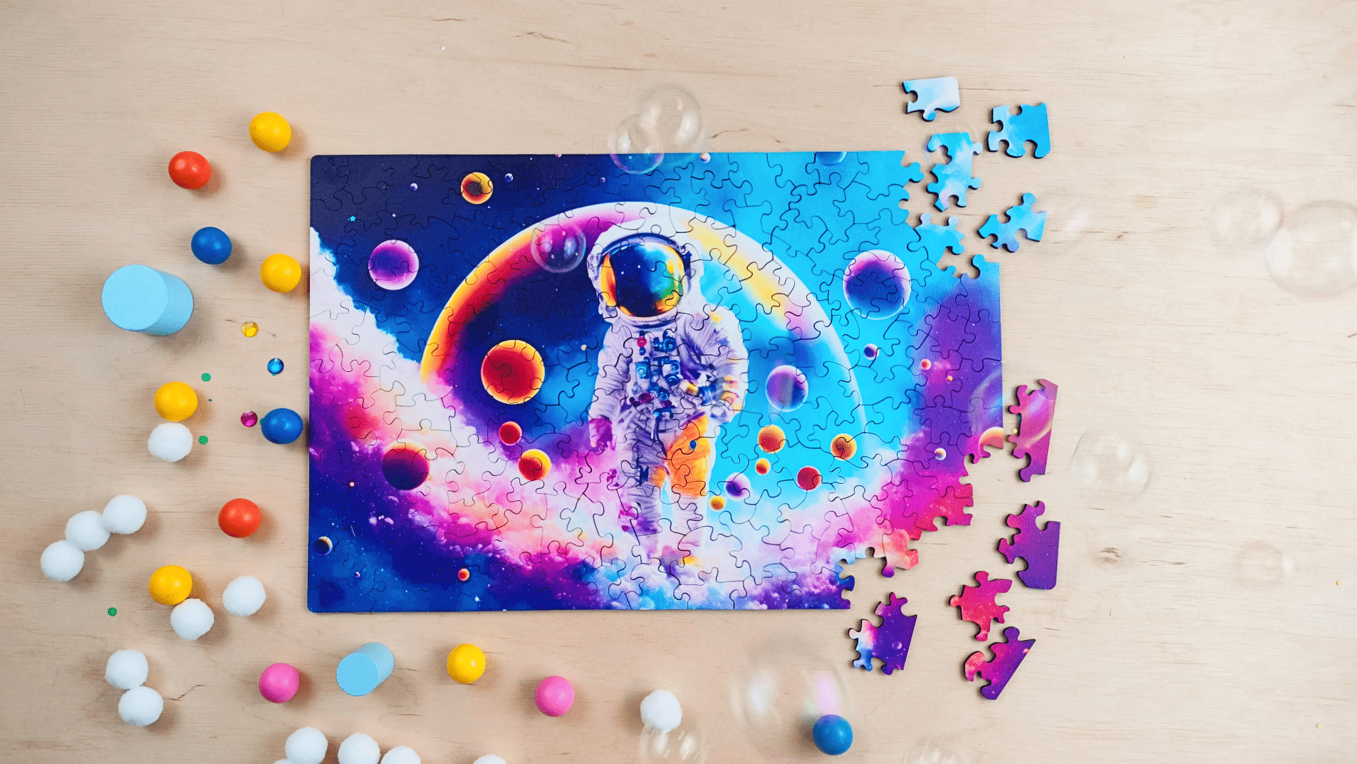 milliwood-galaxies-spaceman-holzpuzzle-150-teile-astronaut image 6