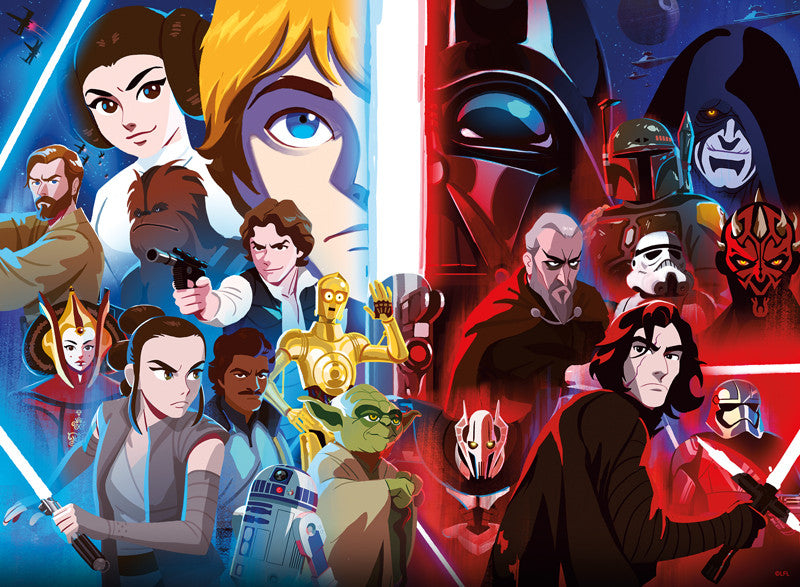 buffalo-games-star-wars-light-versus-dark-puzzle-100-teile image 2