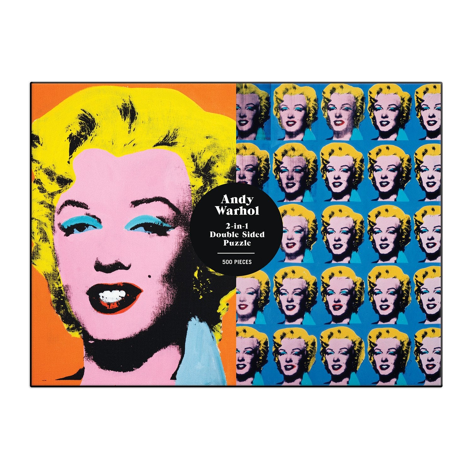 galison-warhol-marilyn-doppelseitig-500-teile-puzzle image 2