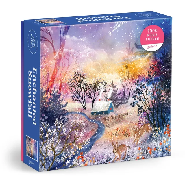 galison-enchanted-snowfall-puzzle-1000-teile-winter image 1