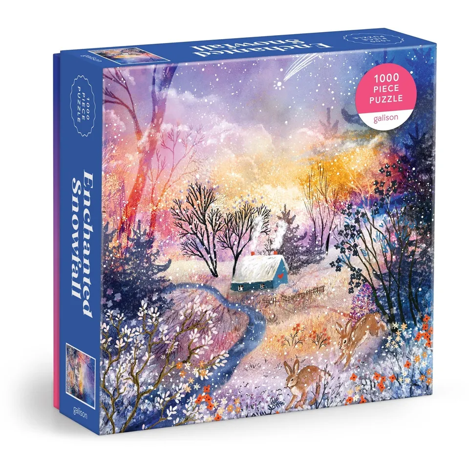 galison-enchanted-snowfall-puzzle-1000-teile-winter image 1