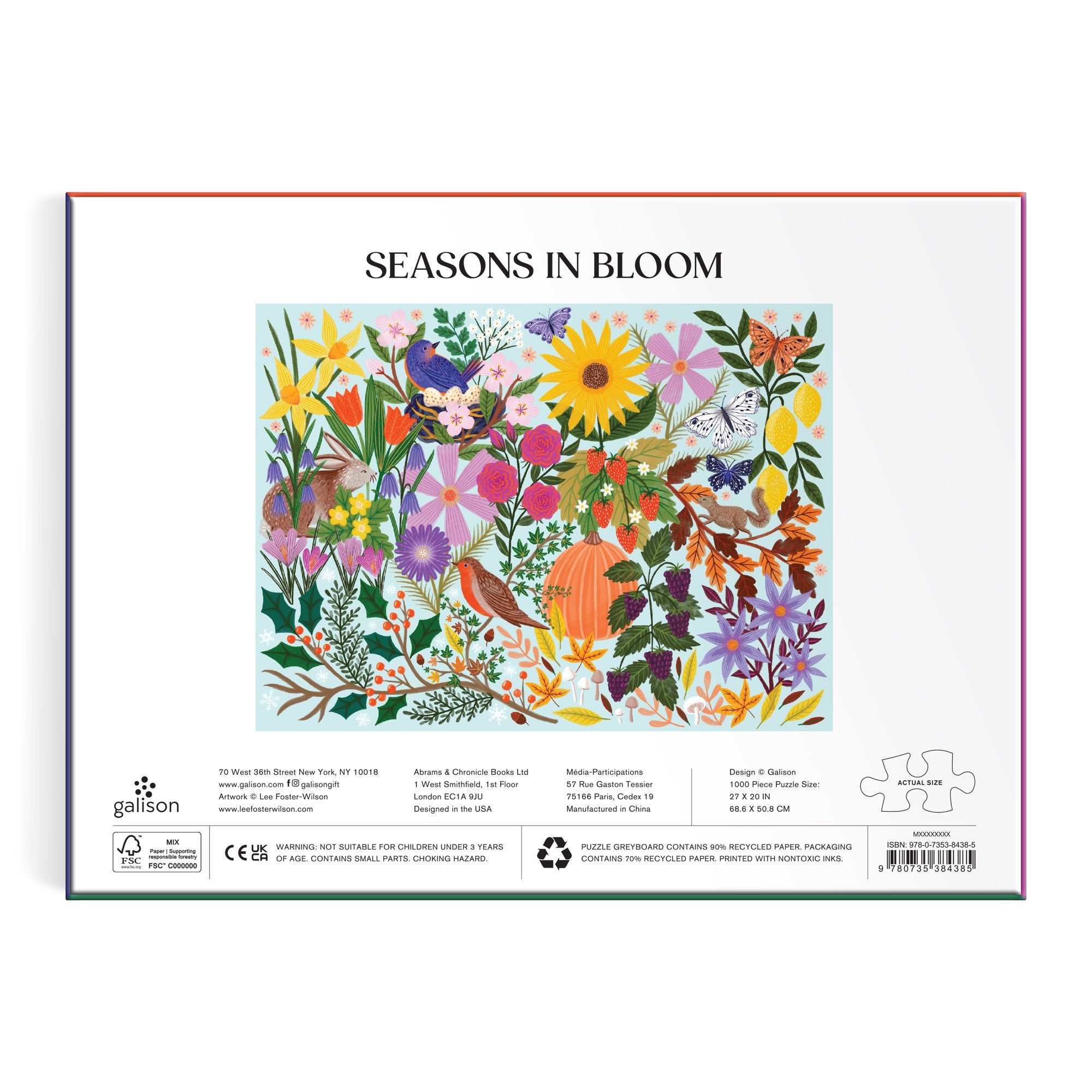 galison-jigsaw-seasons-in-bloom-puzzle-1000-teile-blumen image 5