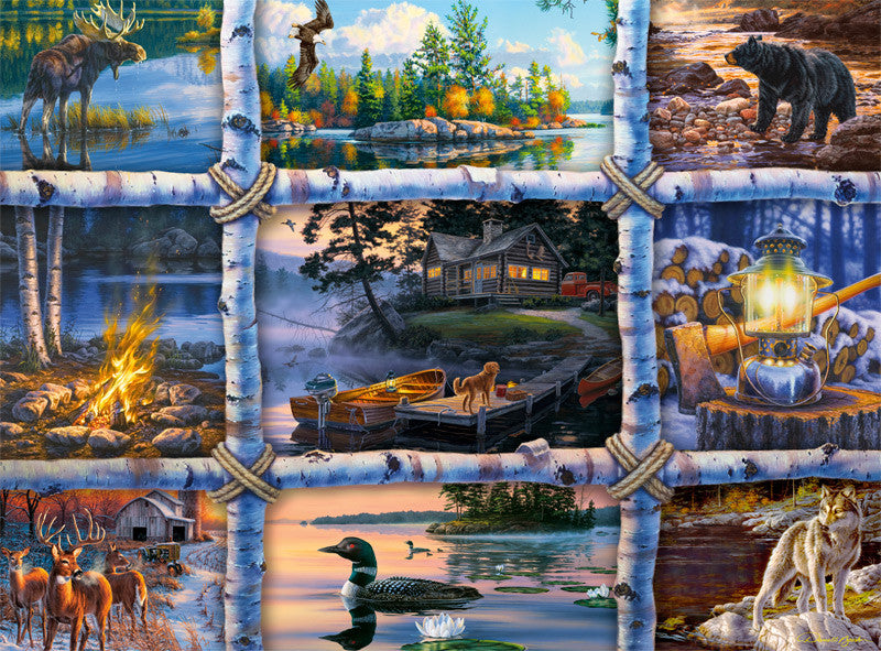 buffalo-games-darrell-bush-north-country-puzzle-1000-teile-tiere image 2