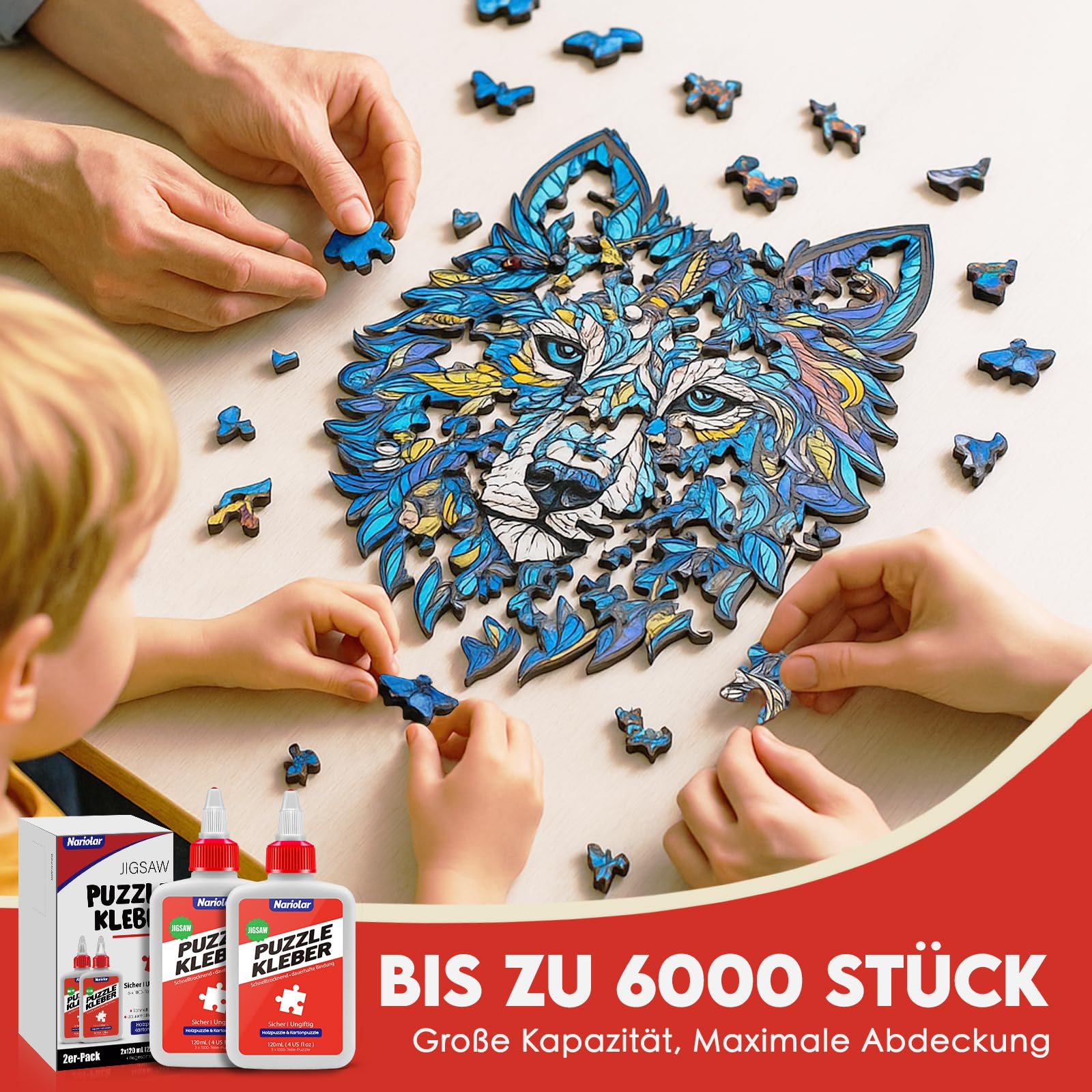 nariolar-puzzlekleber-2x120-ml-holz-kartonpuzzle-transparent image 2