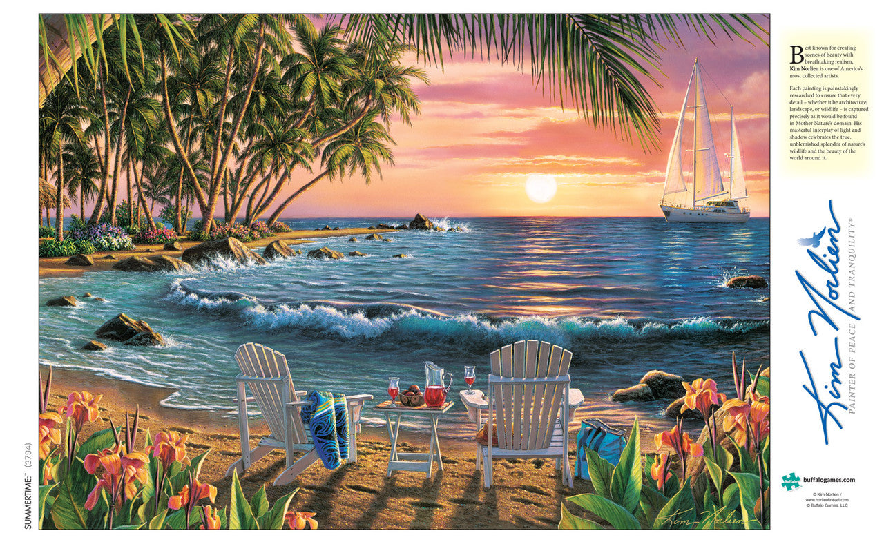 buffalo-games-kim-norlien-summertime-puzzle-500-teile-strand image 3