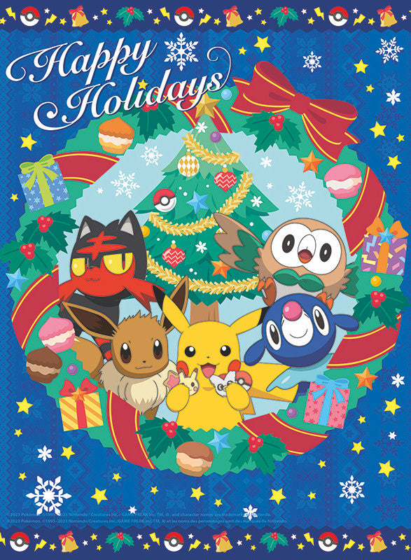 buffalo-games-alola-holiday-wreath-puzzle-100-teile-pok-mon image 1