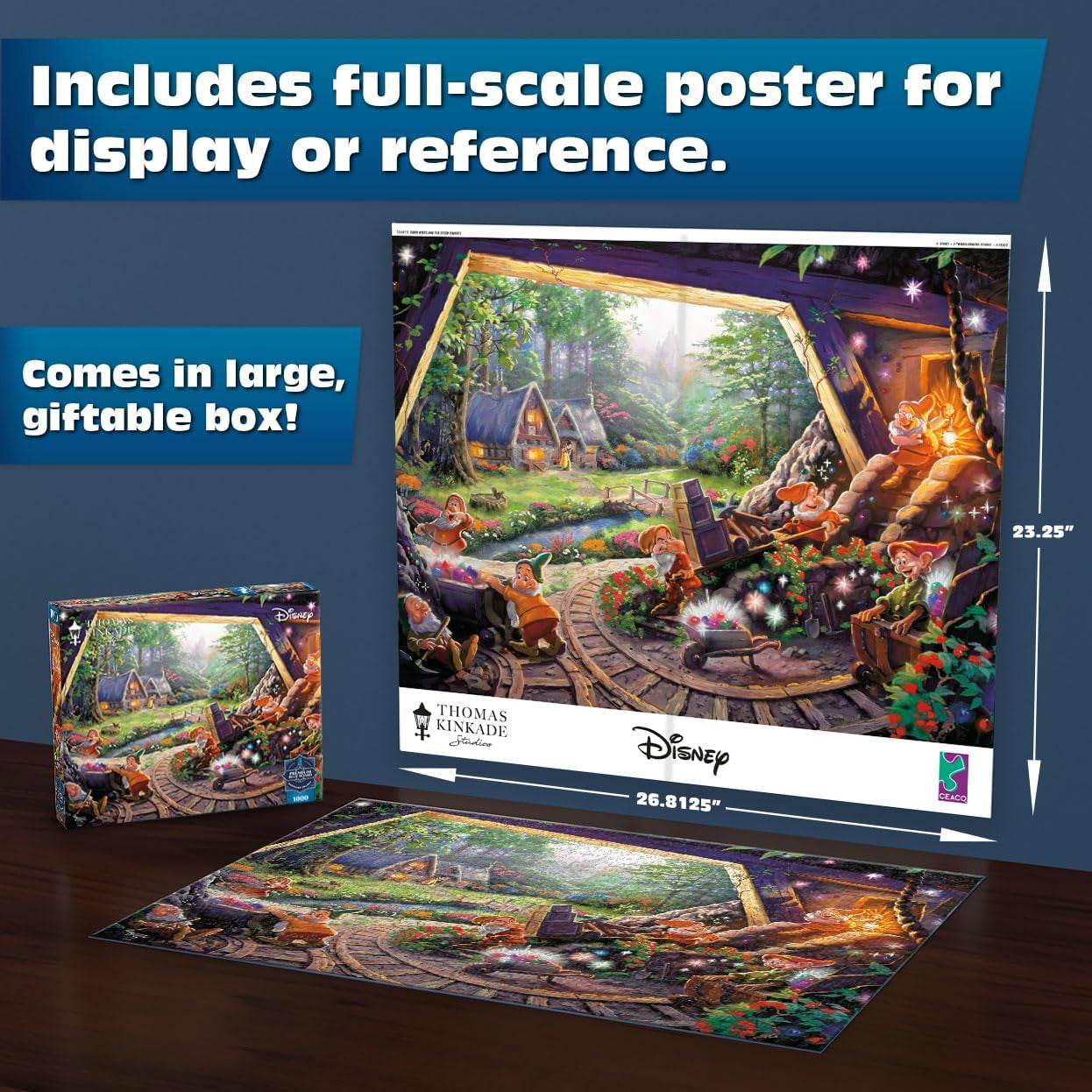 ceaco-disney-snow-white-puzzle-1000-teile-sapphire-select image 4