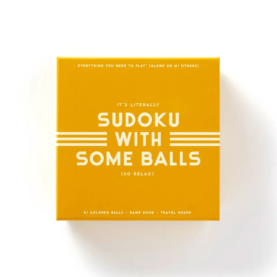galison-sudoku-with-some-balls-spiel-sudoku-brettspiel-holzkugeln image 1