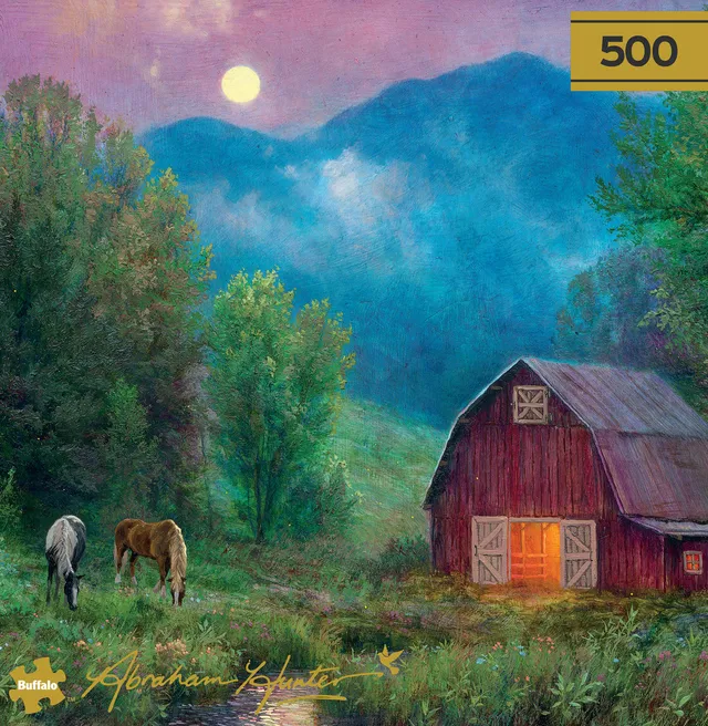 buffalo-games-moment-of-peace-500-teile-puzzle-gold-box image 1