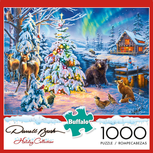 buffalo-games-bush-woodland-christmas-1000-teile-puzzle image 1