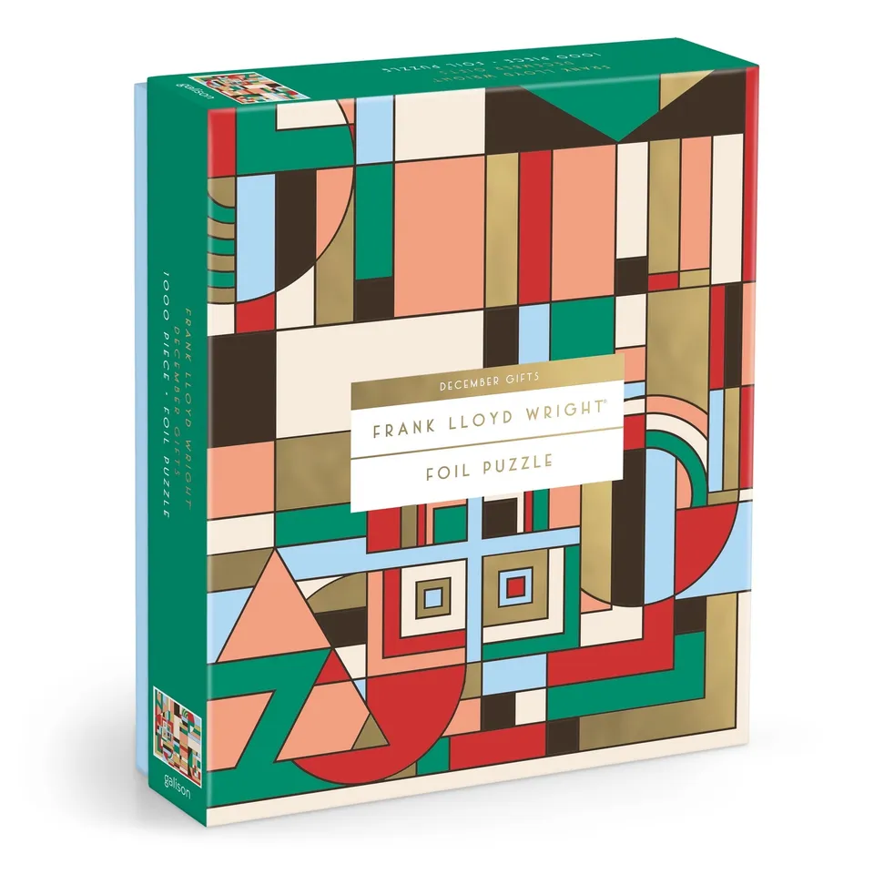 galison-frank-lloyd-wright-december-gifts-1000-teile-foil-puzzle image 1