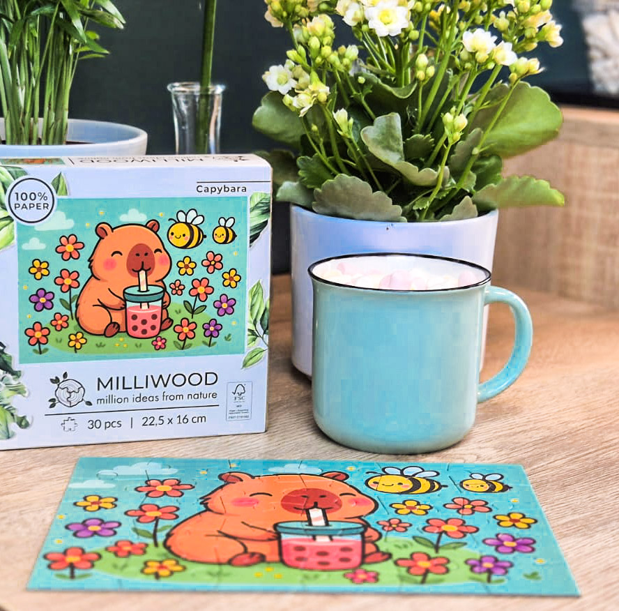 milliwood-puzzle-klasyczne-kapibara-puzzle-30-teile-ab-4-jahre image 2