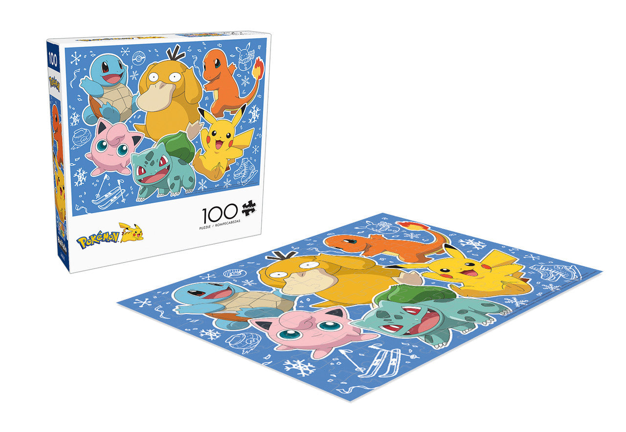 buffalo-games-pokemon-kanto-holiday-100-teile-kinderpuzzle-winter image 4